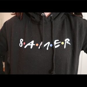 8AMER bkack hoodie